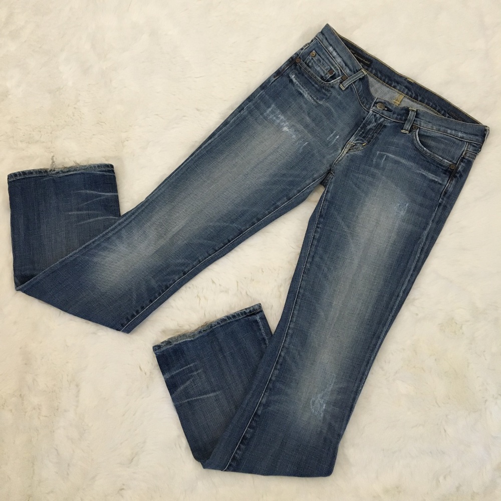 Citizens Jeans Boho Stretch Distressed Boot Cut 29